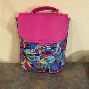 Vibrant Pink and Multicolor Tablet Bag - P7